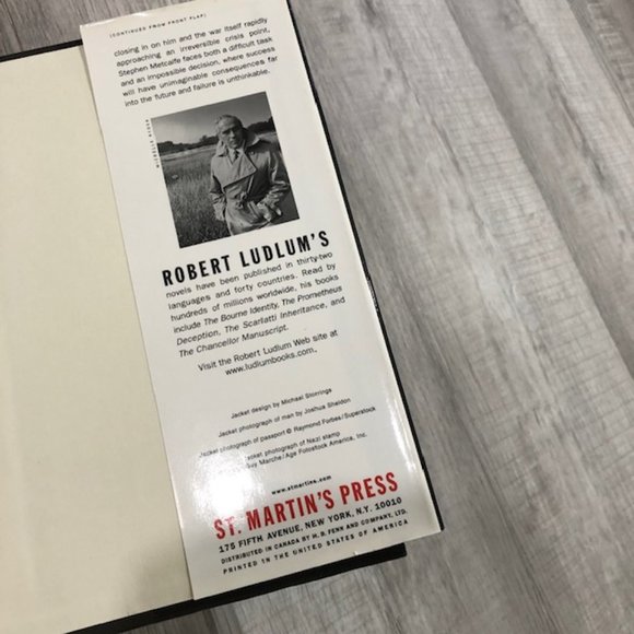 Novel Robert Ludlum Hardcover The Tristan Betrayal - Picture 10 of 12